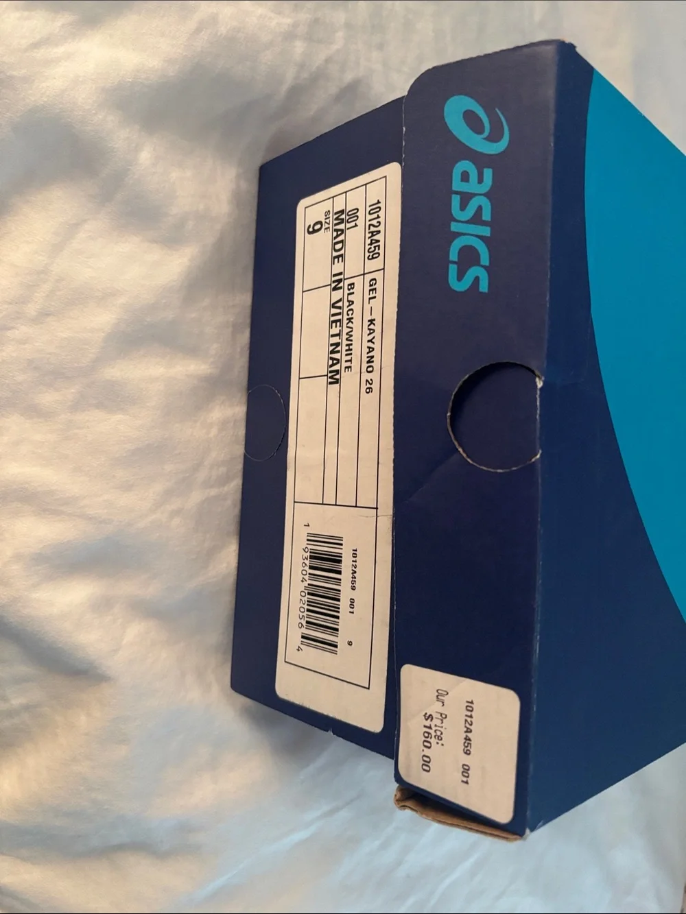 Asics Black and White Women’s Running Sneakers